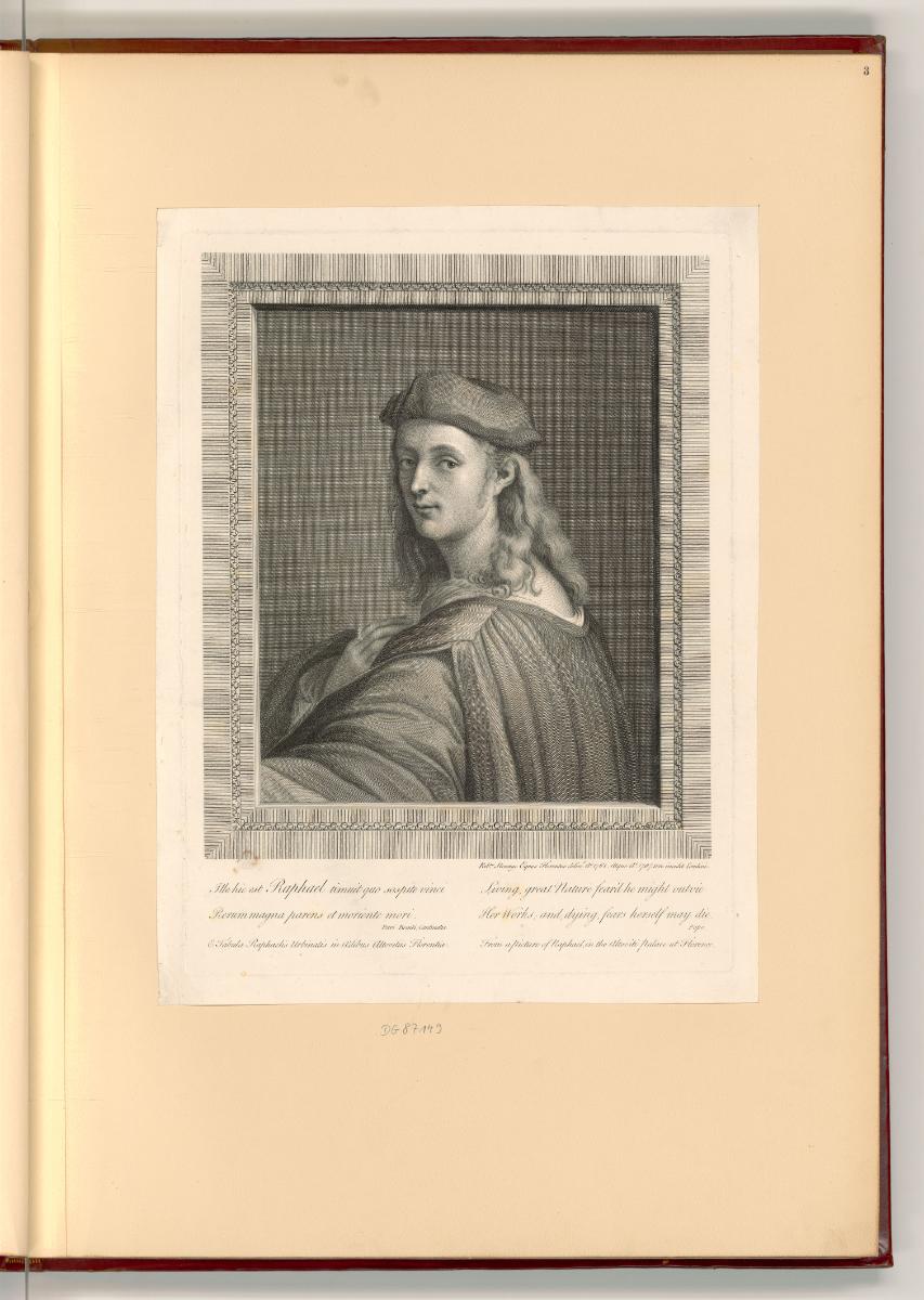 Raffaello Santi I. Religiöse Darstellungen, Porträt Bindo Altoviti, Inv. Nr.: Italien nach Sekt…