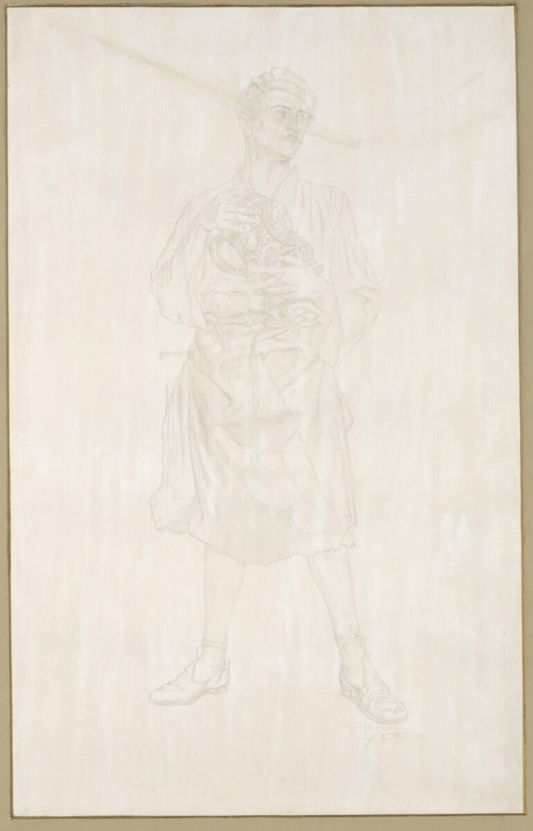 Alfred Cossmann, Geselle mit Krug, Inv. Nr.: 26504