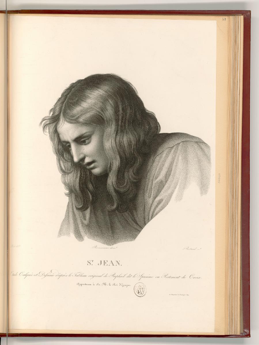 Raffaello Santi I. Religiöse Darstellungen, St. Jean, Inv. Nr.: Italien nach Sektionen II/7, It…