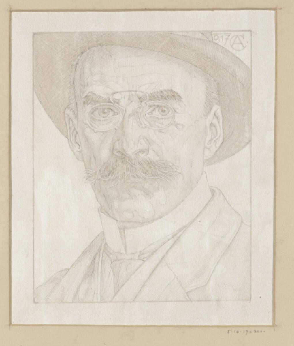 Alfred Cossmann, Selbstporträt, Inv. Nr.: 26505