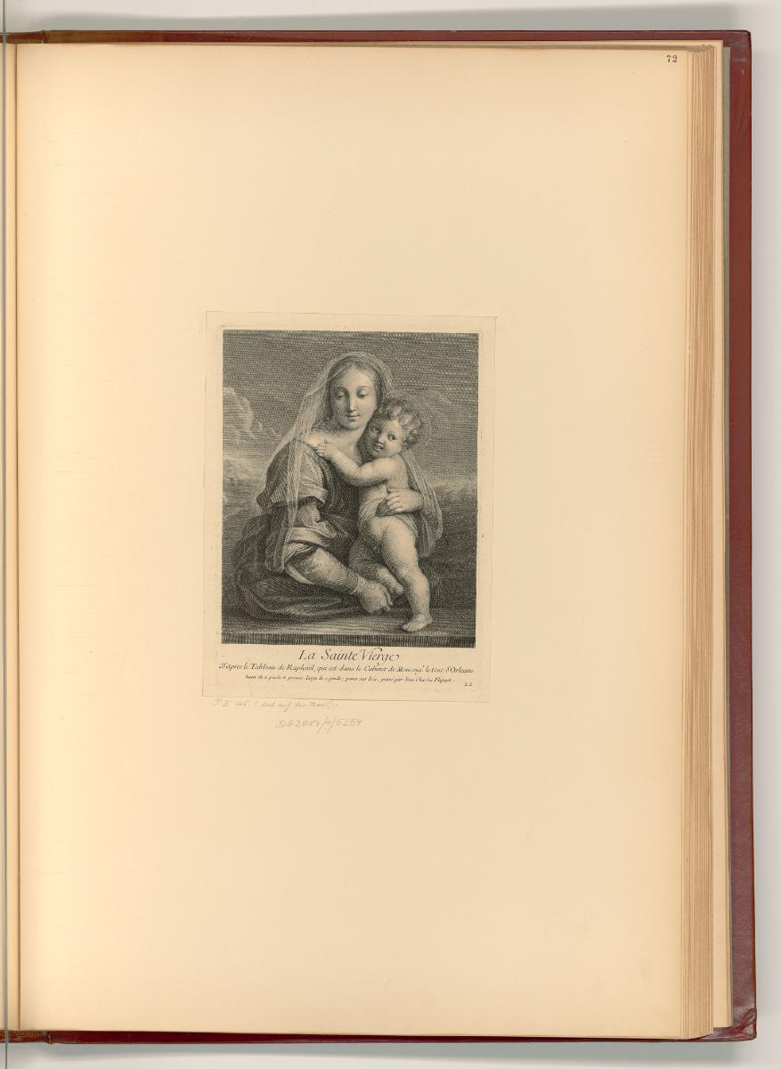 Raffaello Santi III, Die Madonnen, Maria mit Kind, Inv. Nr.: Italien nach Sektionen II/9, It/II…