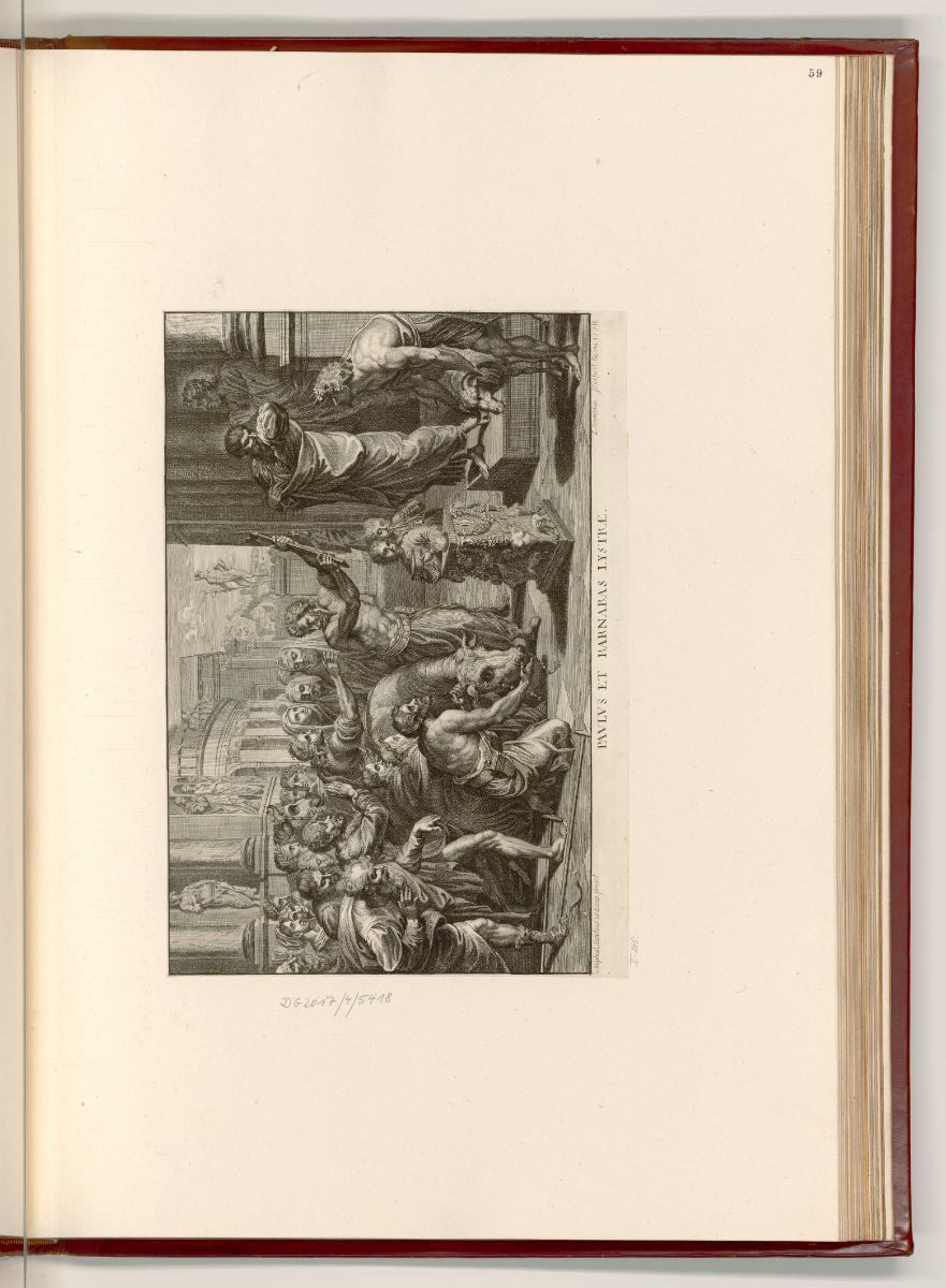 Raffaello Santi V. Die Stanzen II. III. & IV.- Die Arazzi, Opfer in Lystra, Inv. Nr.: Italien n…