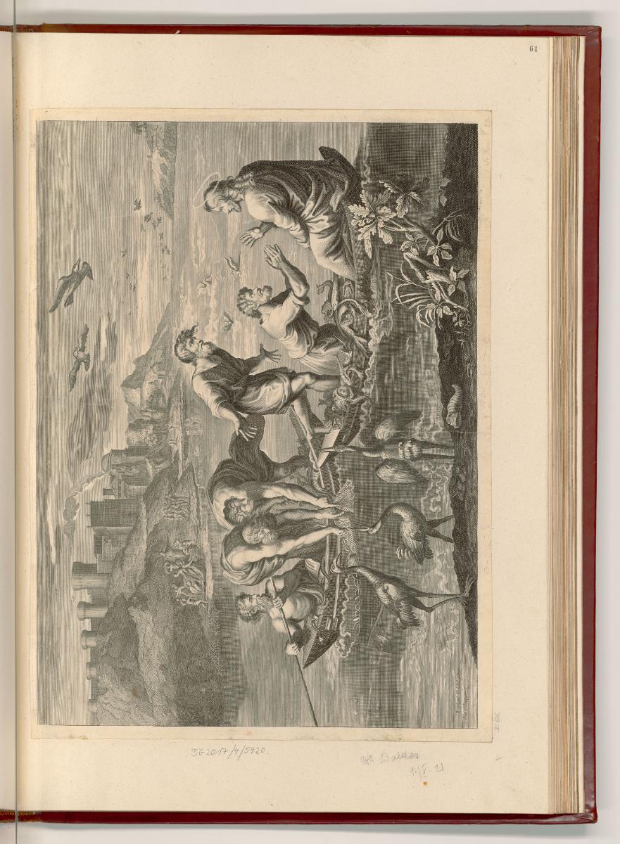Raffaello Santi V. Die Stanzen II. III. & IV.- Die Arazzi, Der wunderbare Fischzug, Inv. Nr.: I…