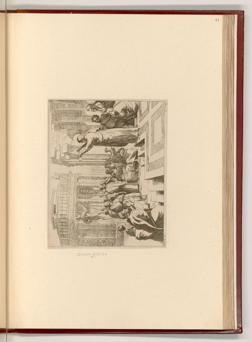 Raffaello Santi V. Die Stanzen II. III. & IV.- Die Arazzi, Predigt Pauli in Athen, Inv. Nr.: It…
