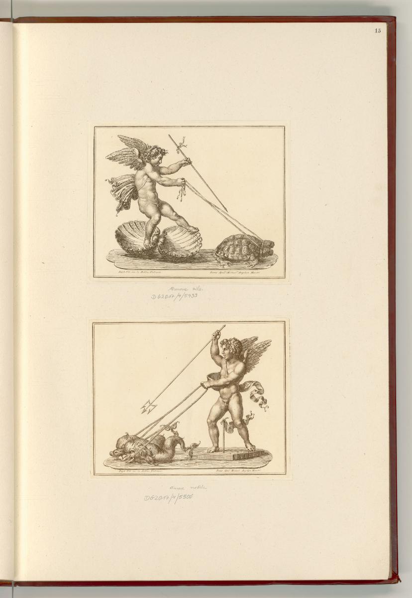 Raffaello Santi VI. Mythologische Darstellungen, Amor als Wagenlenker, Inv. Nr.: Italien nach S…