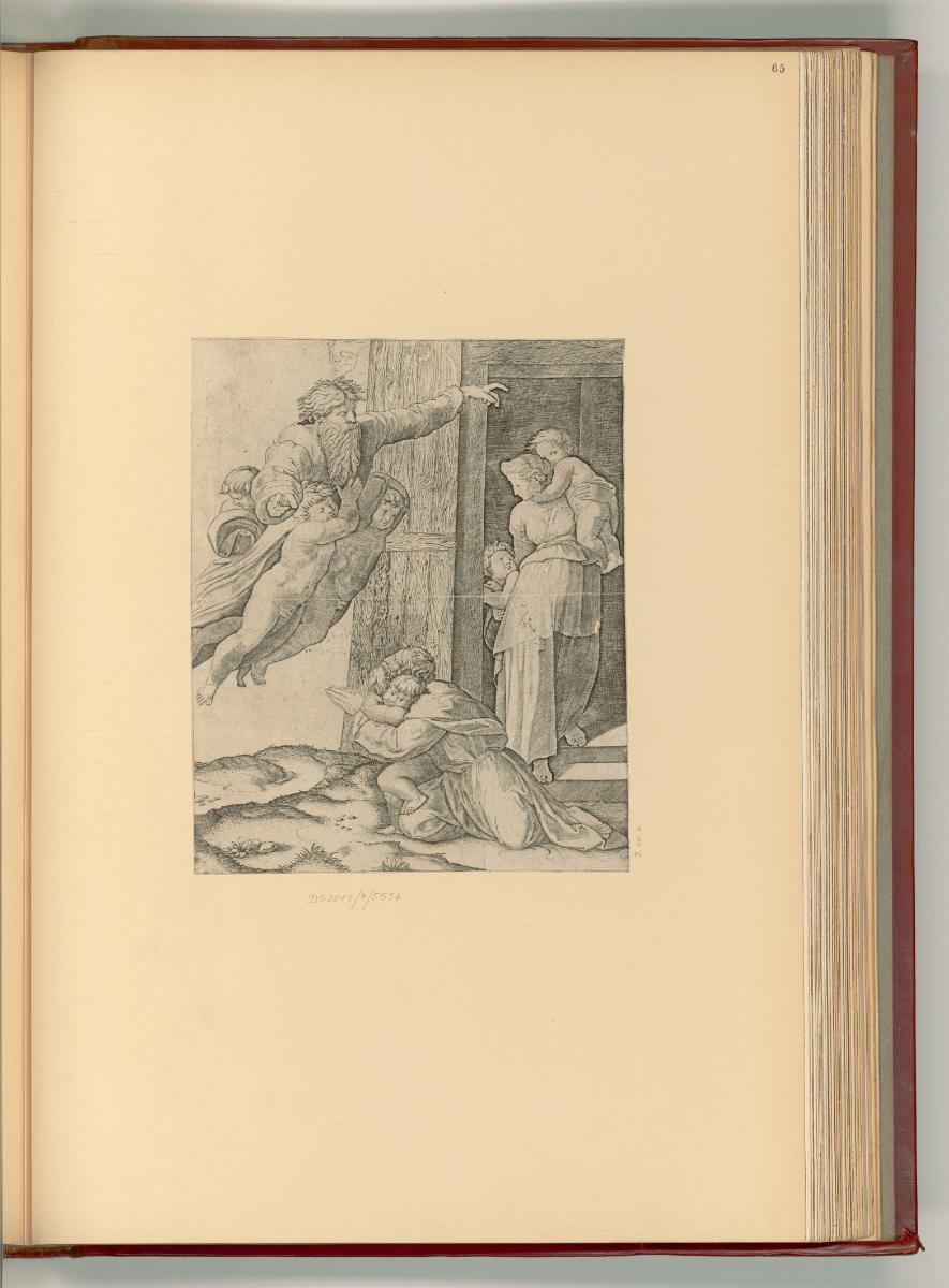 Raffaello Santi VI. Mythologische Darstellungen, Gott erscheint Noah, Inv. Nr.: Italien nach Se…