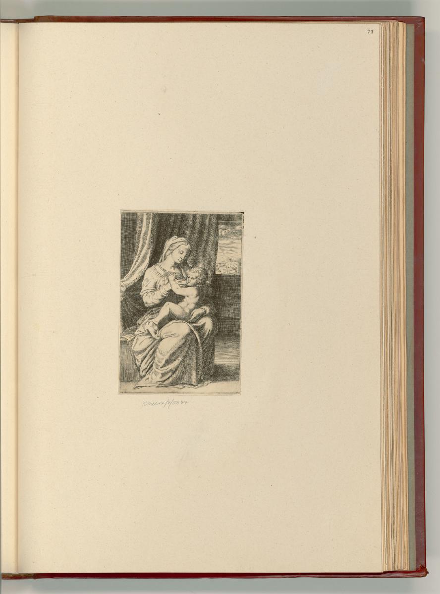 Raffaello Santi VI. Mythologische Darstellungen, Maria lactans, Inv. Nr.: Italien nach Sektione…