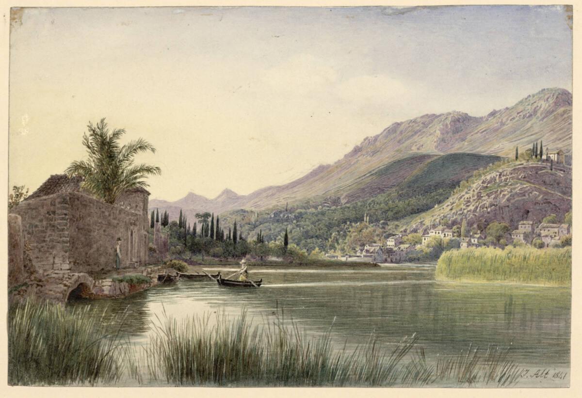 Jakob Alt, Das Omblatal bei Ragusa, Inv. Nr.: 26561