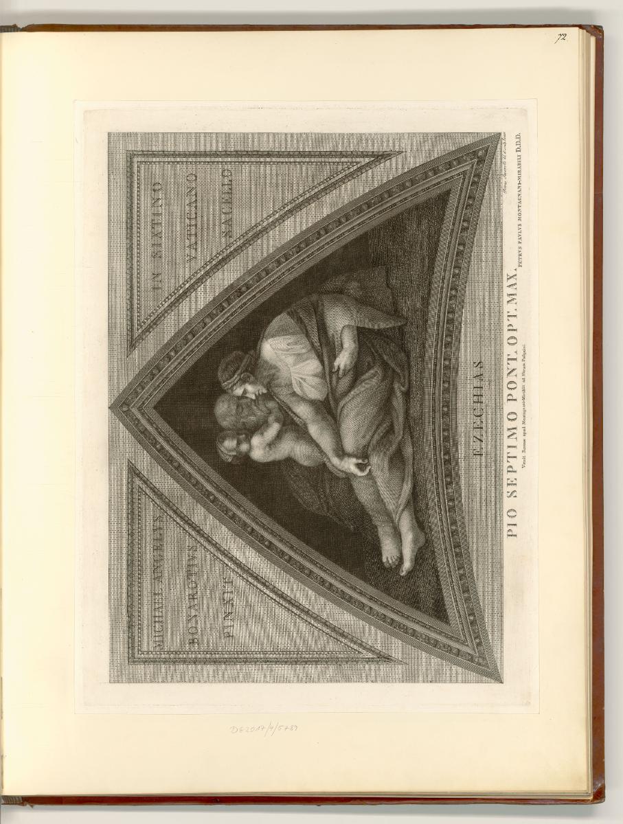 Michelangelo Buonarroti Band 1, Ezechias (Sixtinische Kapelle), Inv. Nr.: Italien nach Sektione…