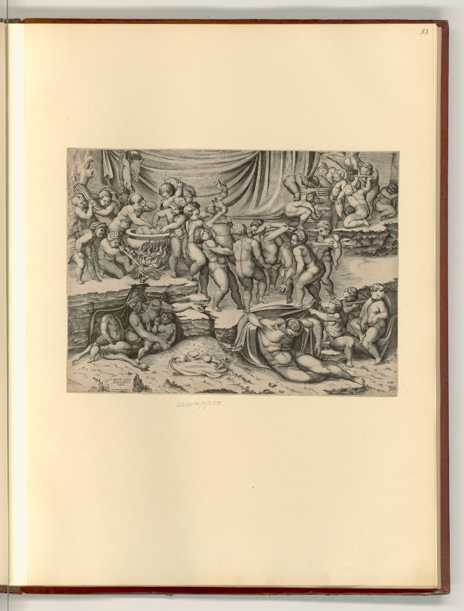 Michelangelo Buonarroti Vol. II, Bacchanal, Inv. Nr.: Italien nach Sektionen II/16, It/II/16/53