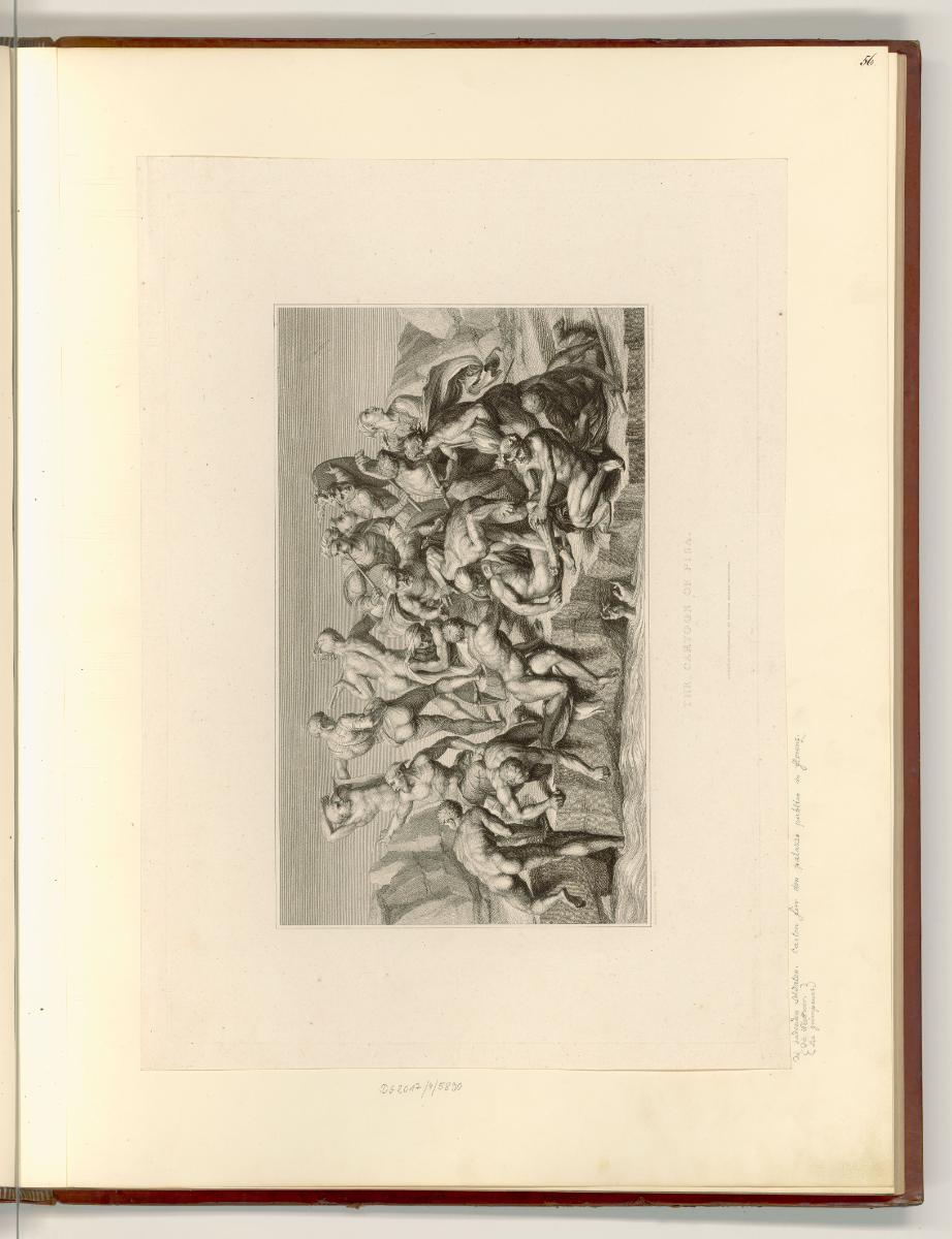 Michelangelo Buonarroti Vol. II, Schlacht bei Cascina, Inv. Nr.: Italien nach Sektionen II/16, …