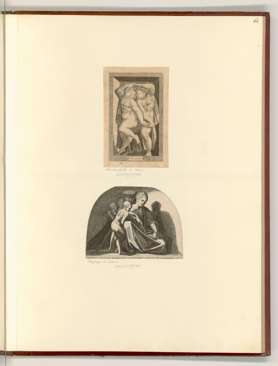 Michelangelo Buonarroti Vol. II, Figurengruppen (Sixtinische Kapelle), Inv. Nr.: Italien nach S…