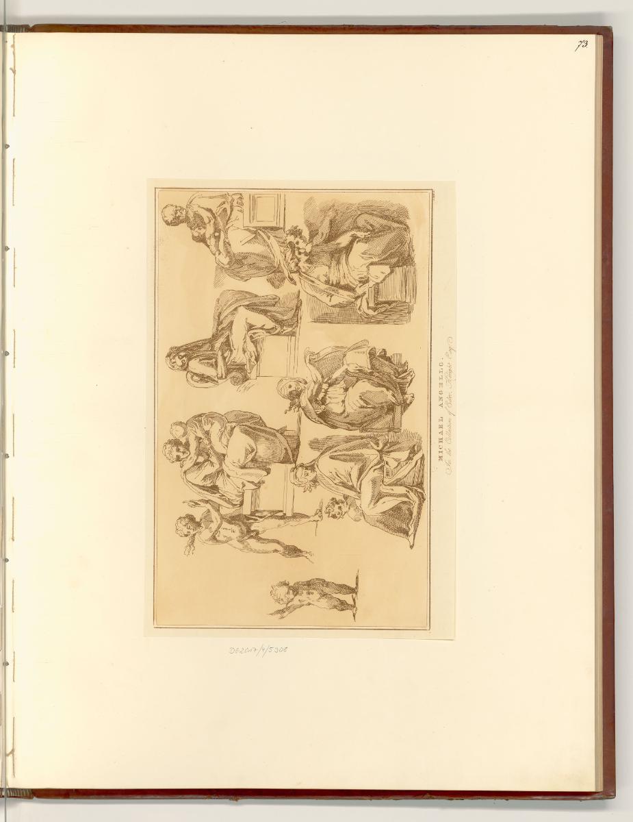 Michelangelo Buonarroti Vol. II, Diverse Figuren, Inv. Nr.: Italien nach Sektionen II/16, It/II…