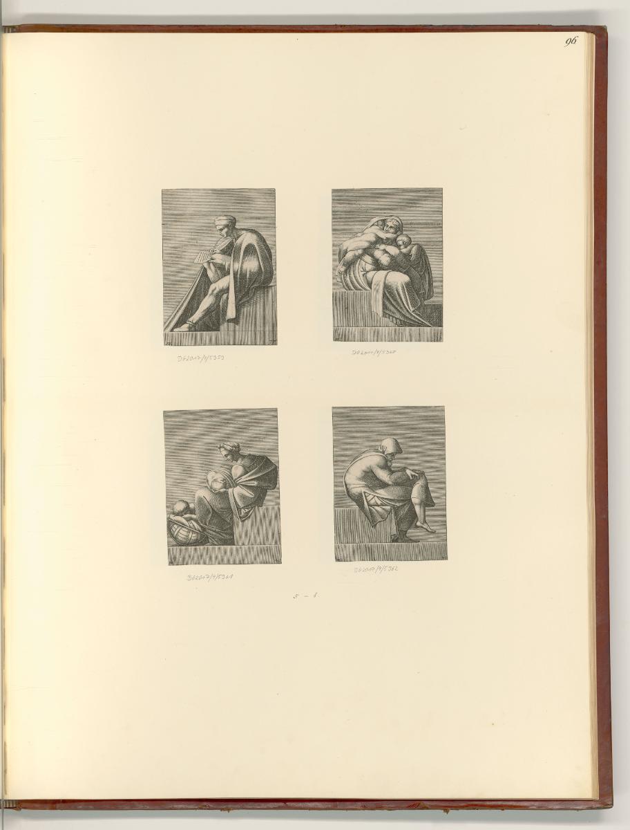 Michelangelo Buonarroti Vol. II, Diverse Figuren (Sixtinische Kapelle), Inv. Nr.: Italien nach …
