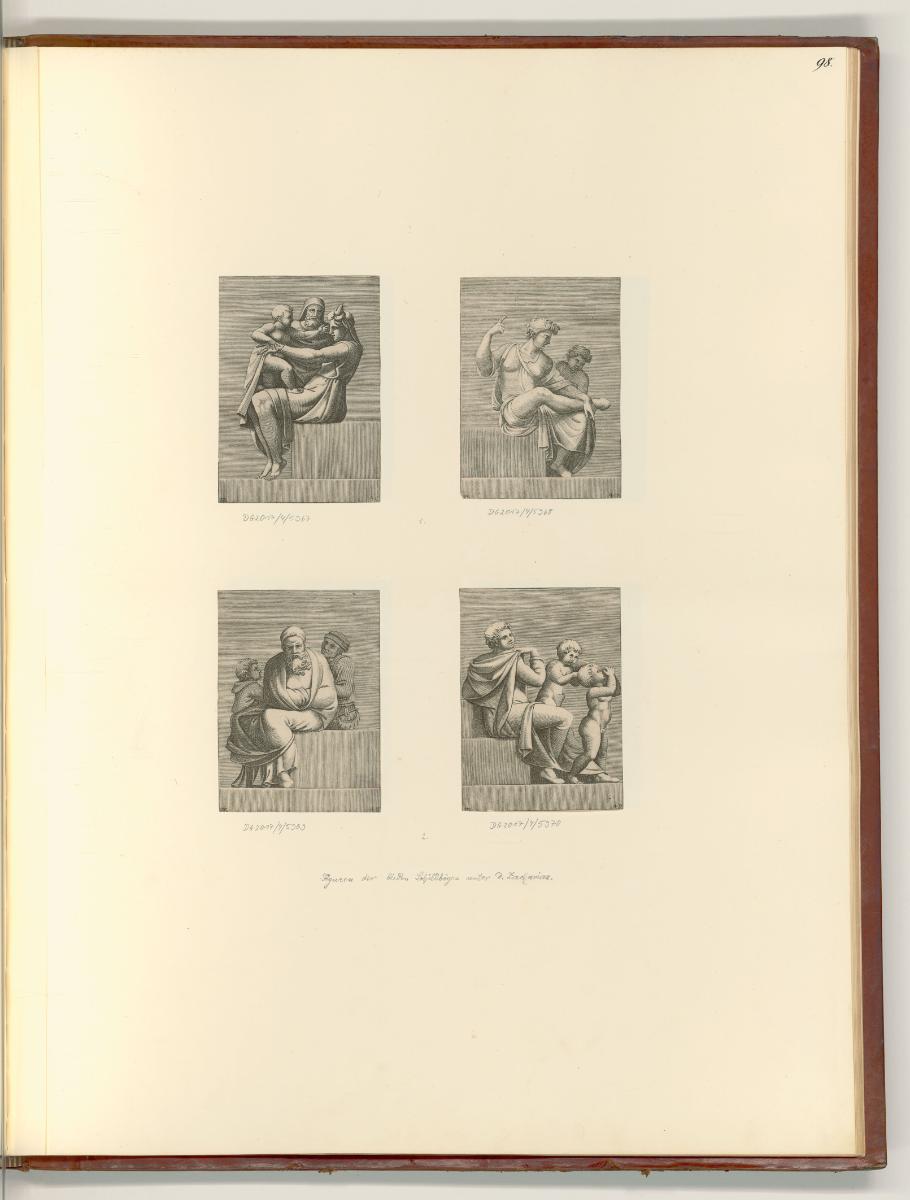 Michelangelo Buonarroti Vol. II, Diverse Figuren (Sixtinische Kapelle), Inv. Nr.: Italien nach …