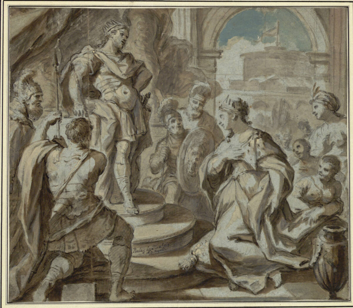 Die Königin von Saba vor Salomon, Paolo de Matteis