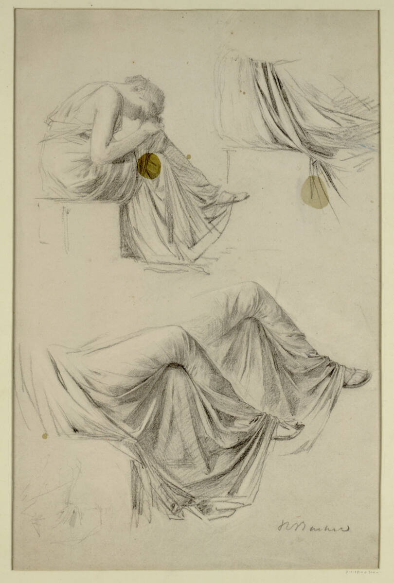 Gewandstudien, Rudolf Bacher