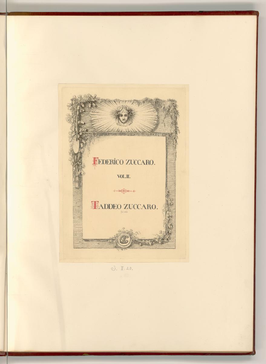 Federico & Taddeo Zuccaro, Federico Zuccaro Vol. II; Taddeo Zuccaro, Inv. Nr.: Italien nach Sek…