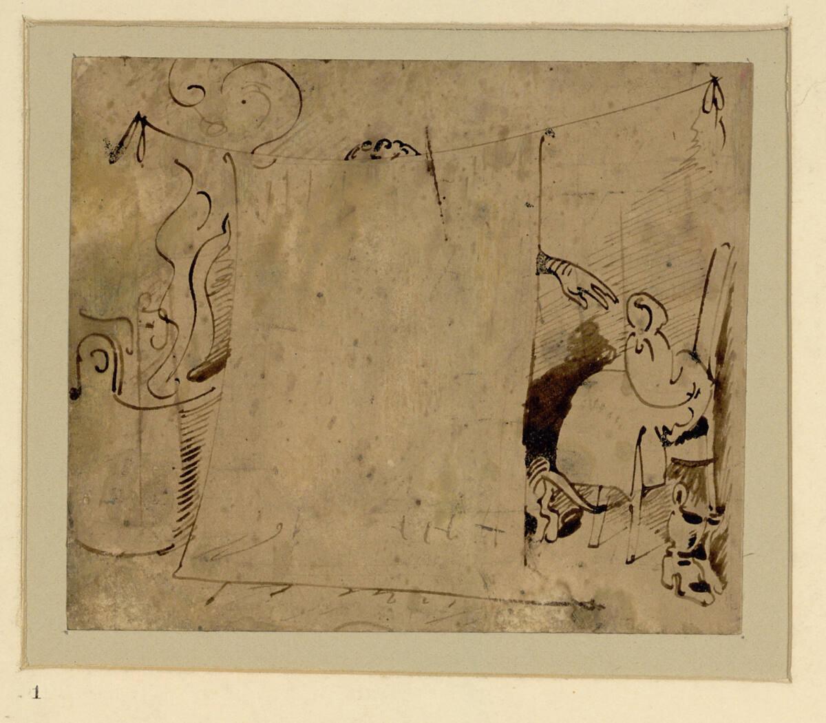 Wilhelm Busch, Das warme Bad (1), Inv. Nr.: 26640