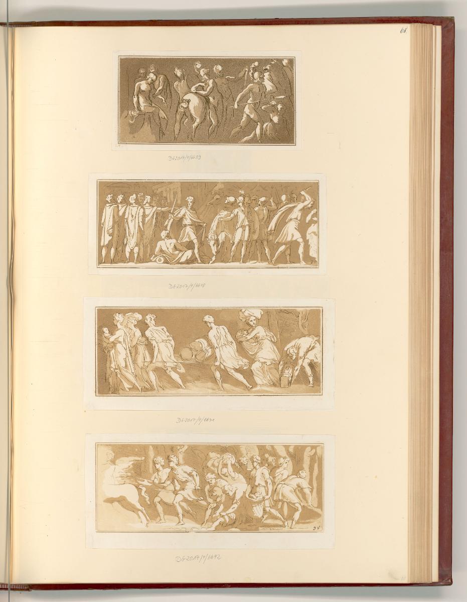 Polidoro Caldara detto da Caravaggio, Schediasmata selecta ex archetypis (Buchillustration), In…