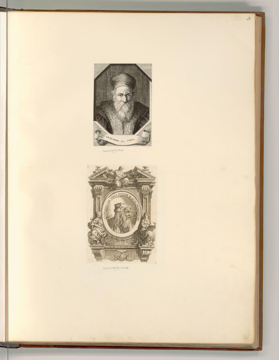 Leonardo da Vinci, Porträts Leonardo da Vinci, Inv. Nr.: Italien nach Sektionen II/23, It/II/23…