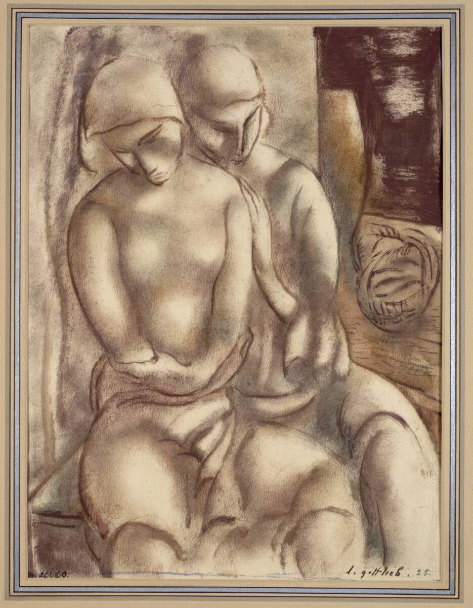 Kompositions-Entwurf, Leopold Gottlieb, 1925