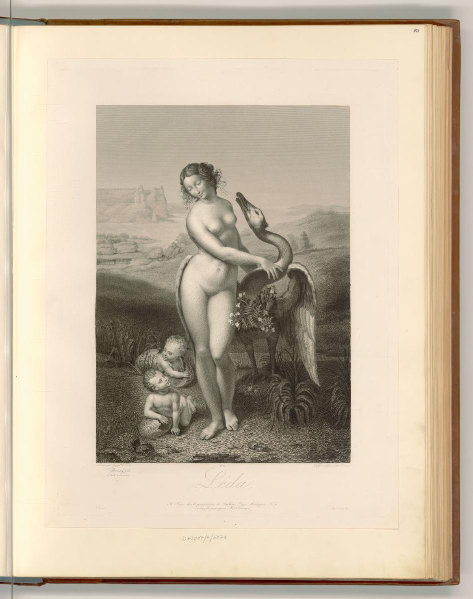 Leonardo da Vinci, Leda, Inv. Nr.: Italien nach Sektionen II/23, It/II/23/43