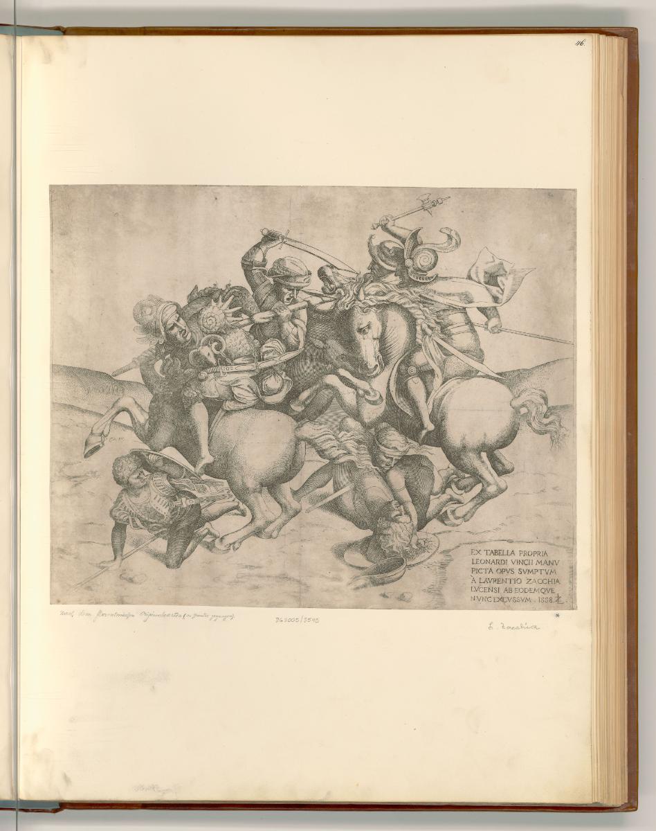 Leonardo da Vinci, Anghiarischlacht, Inv. Nr.: Italien nach Sektionen II/23, It/II/23/46