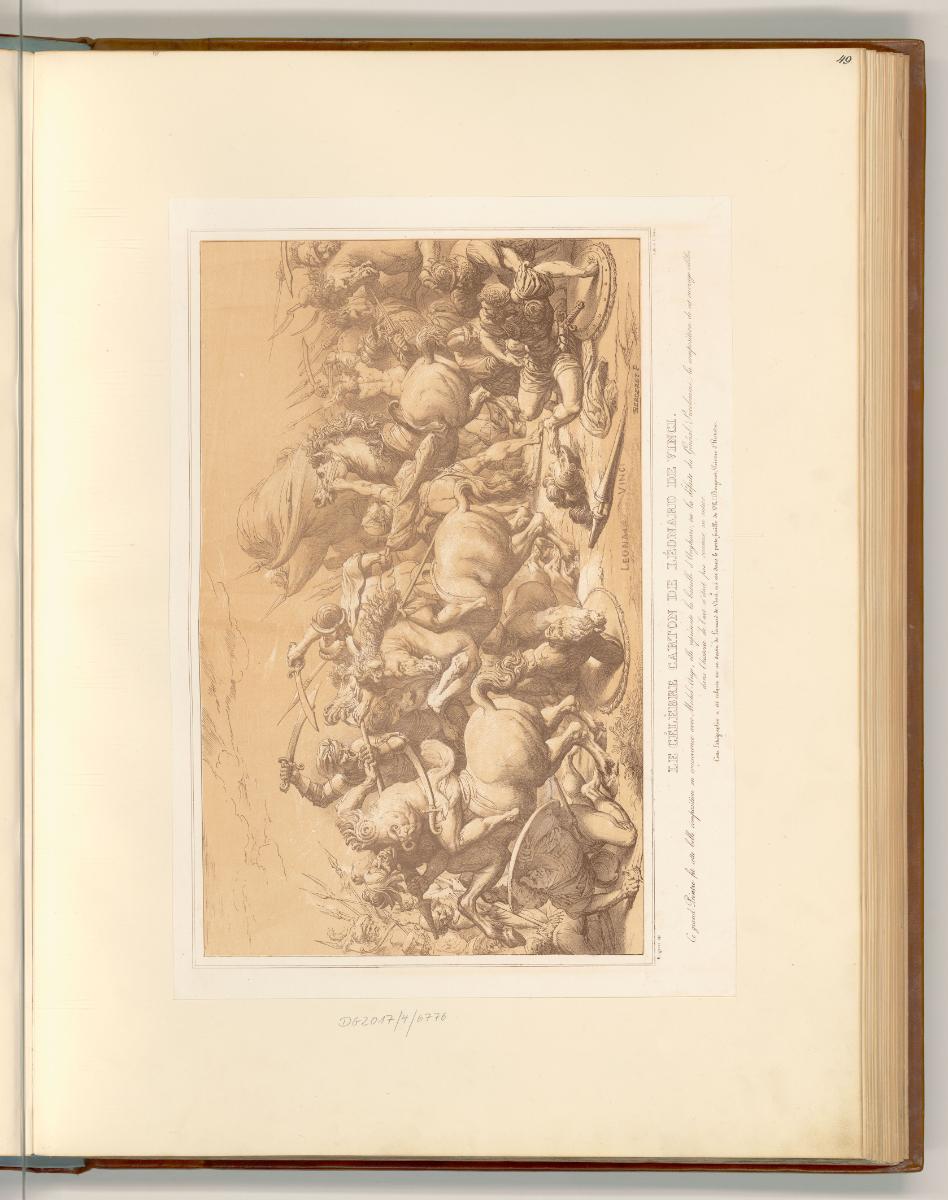 Leonardo da Vinci, Anghiarischlacht, Inv. Nr.: Italien nach Sektionen II/23, It/II/23/49