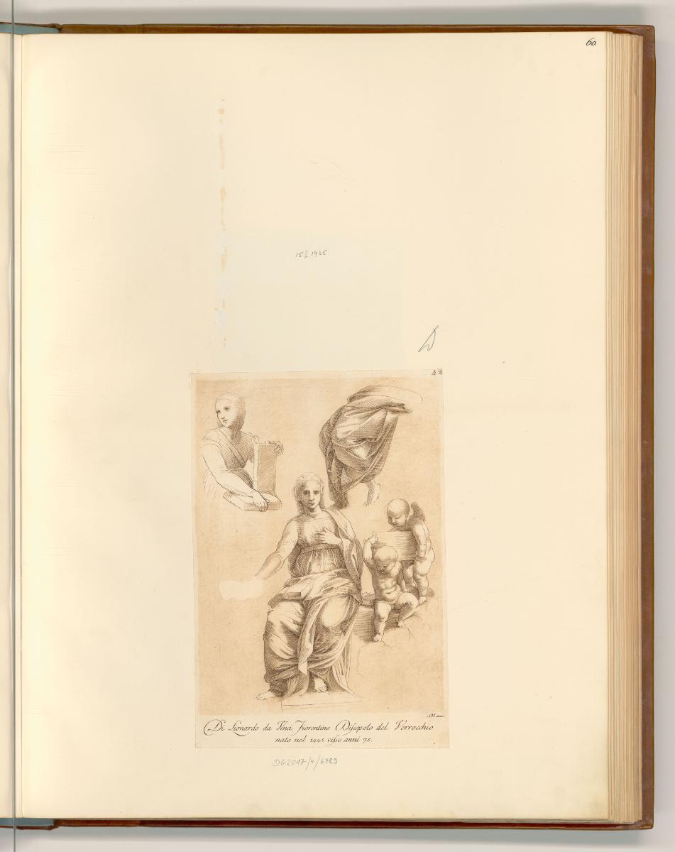 Leonardo da Vinci, Diverse Studien, Inv. Nr.: Italien nach Sektionen II/23, It/II/23/60