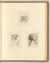 Leonardo da Vinci, Karikaturen; Frauenkopf im Profil, Inv. Nr.: Italien nach Sektionen II/23, I…