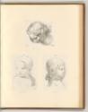 Leonardo da Vinci, Diverse Köpfe, Inv. Nr.: Italien nach Sektionen II/23, It/II/23/76
