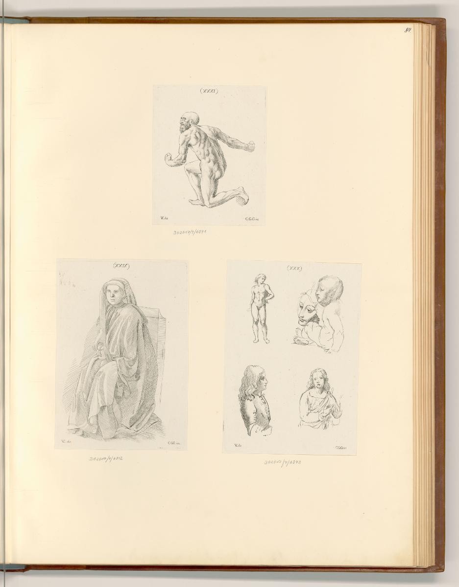 Leonardo da Vinci, Diverse Figurenstudien, Inv. Nr.: Italien nach Sektionen II/23, It/II/23/84