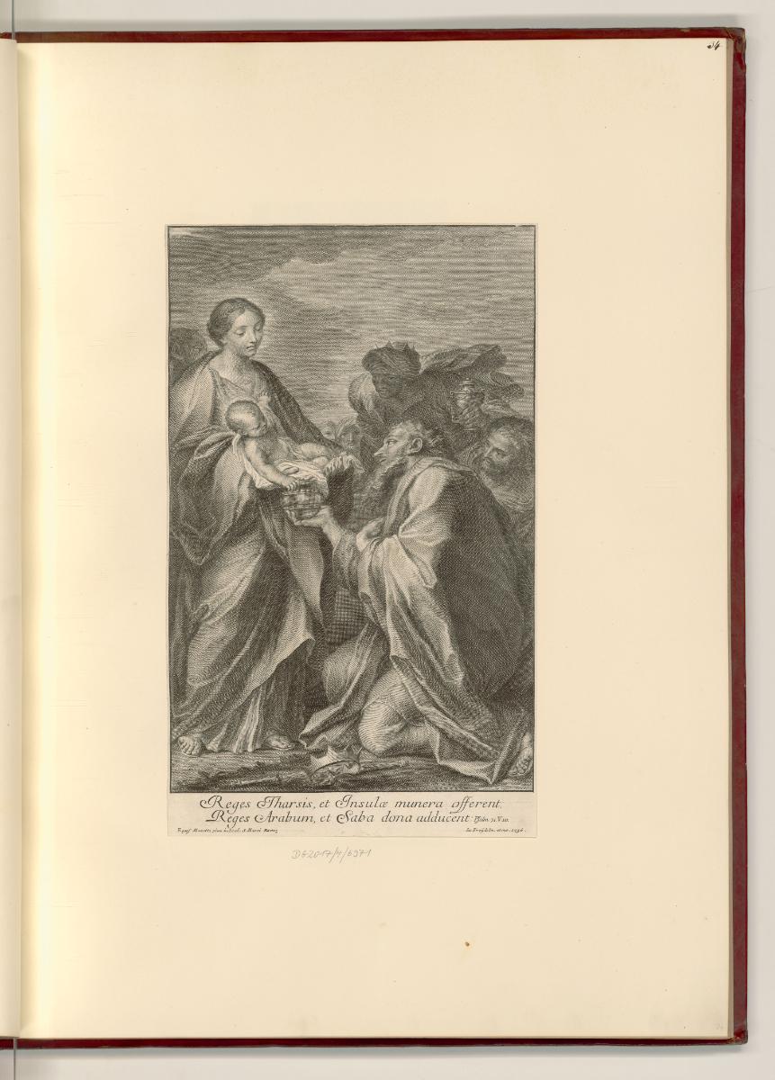 Carlo Maratti Vol. I., Anbetung der Könige, Inv. Nr.: Italien nach Sektionen II/24, It/II/24/34