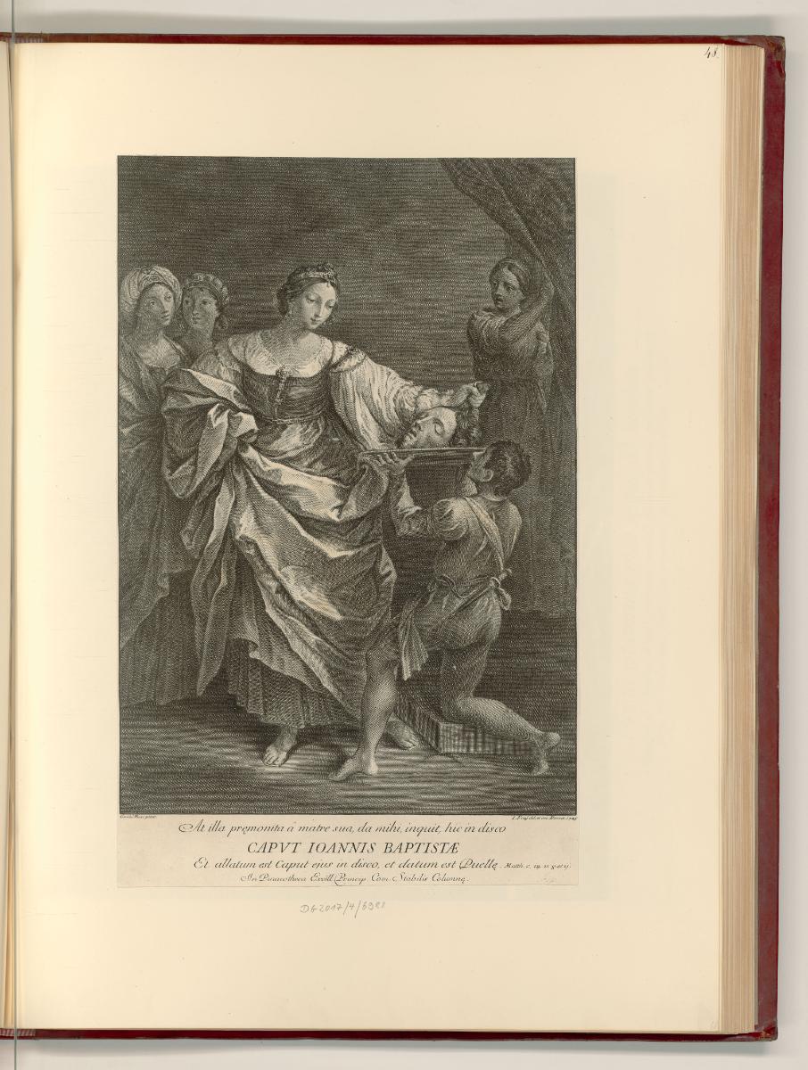 Carlo Maratti Vol. I., Salome mit dem Haupt des Johannes, Inv. Nr.: Italien nach Sektionen II/2…