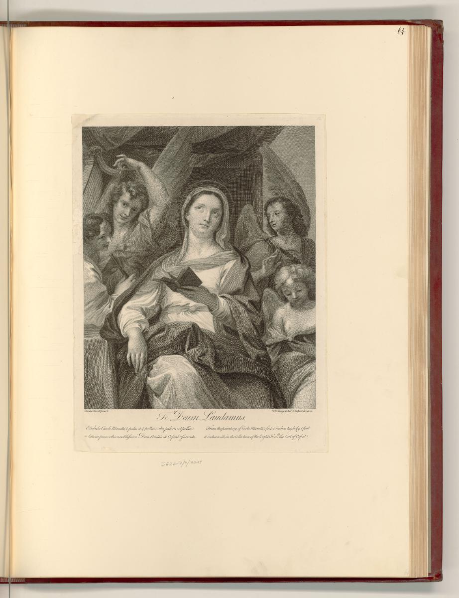 Carlo Maratti Vol. I., Te Deum Laudamus 
, Inv. Nr.: Italien nach Sektionen II/24, It/II/24/64