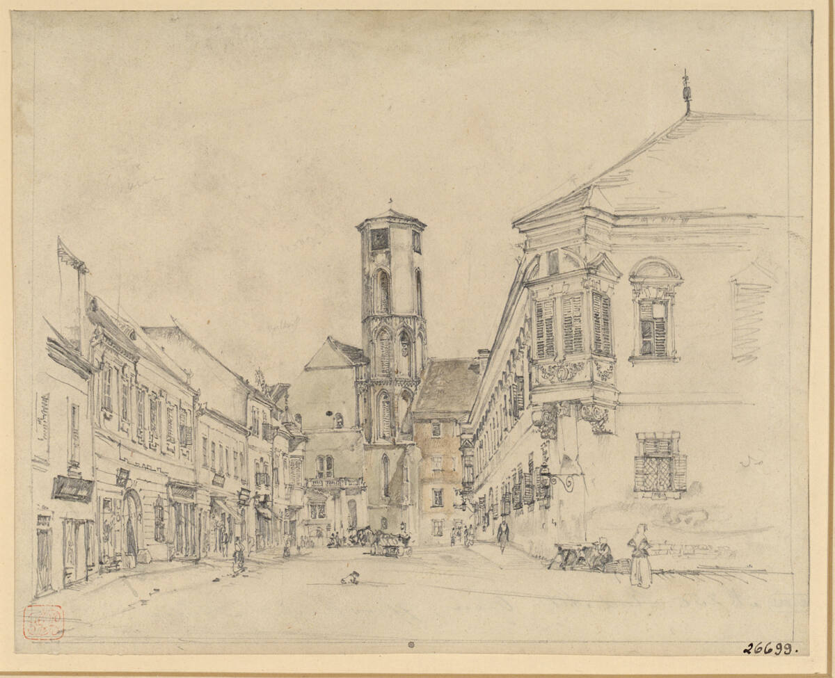Die Pfarrkirche in Ofen, Rudolf von Alt