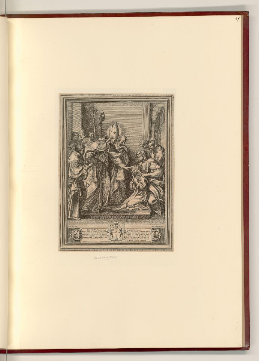 Carlo Maratti Vol. II., Hl. Turibius, Erzbischof von Lima und hl. Rosa von Lima, Inv. Nr.: Ital…