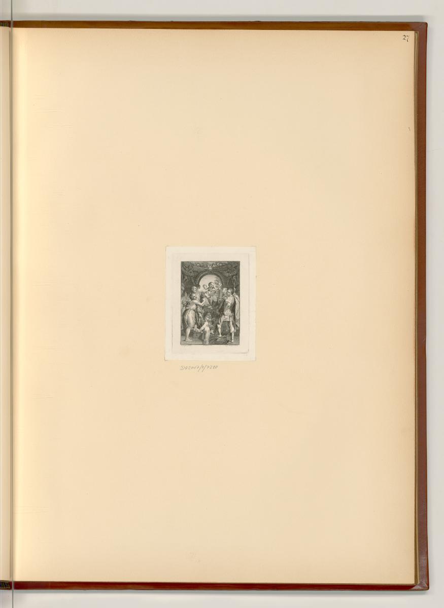 Antonio Allegri Vol. II (Correggio), Die Madonna des heiligen Georg, Inv. Nr.: Italien nach Sek…