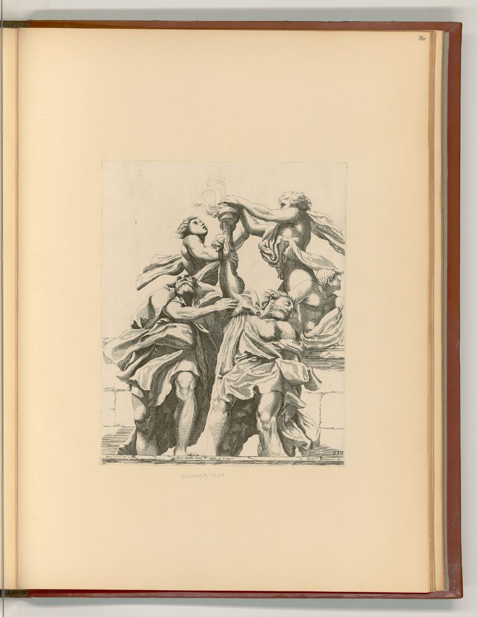 Antonio Allegri Vol. II (Correggio), Zwei Apostel mit drei Engeln, Inv. Nr.: Italien nach Sekti…