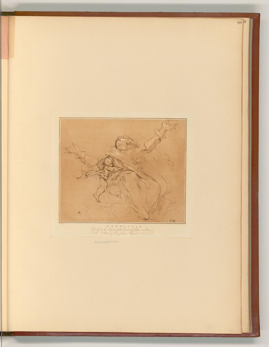Antonio Allegri Vol. II (Correggio), Studie zur Himmelfahrt Mariens, Inv. Nr.: Italien nach Sek…