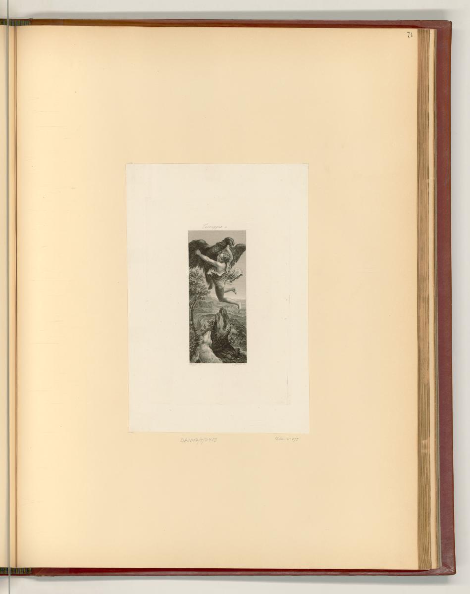 Antonio Allegri da Correggio Vol. III, Entführung des Ganymed, Inv. Nr.: Italien nach Sektionen…