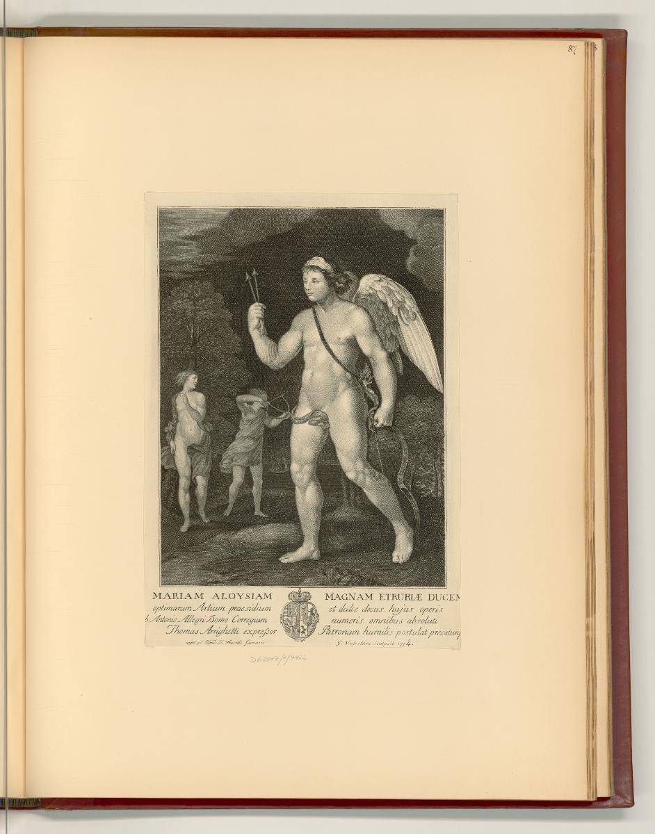 Antonio Allegri da Correggio Vol. III, Schreitender Amor, Inv. Nr.: Italien nach Sektionen II/2…