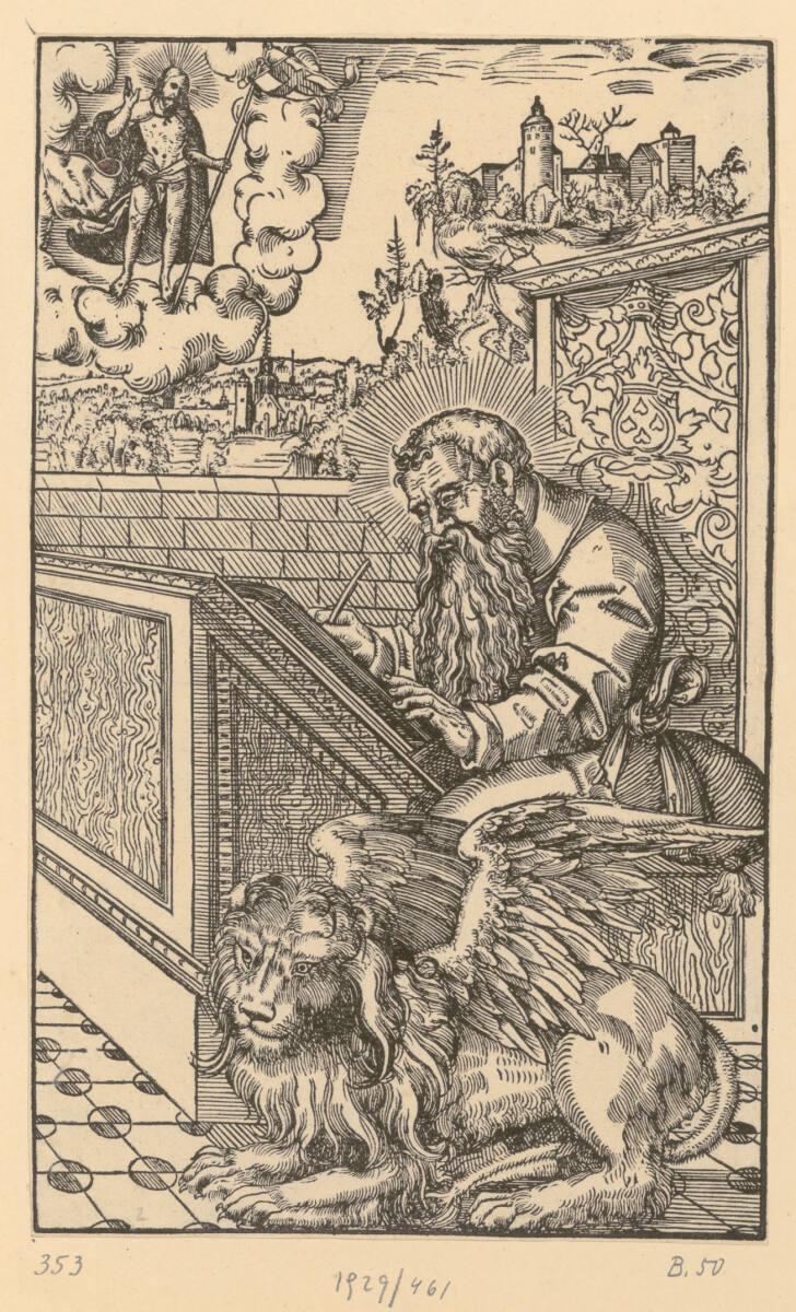 Lucas Cranach d. J., Der Evangelist Markus, Inv. Nr.: DG1929/461