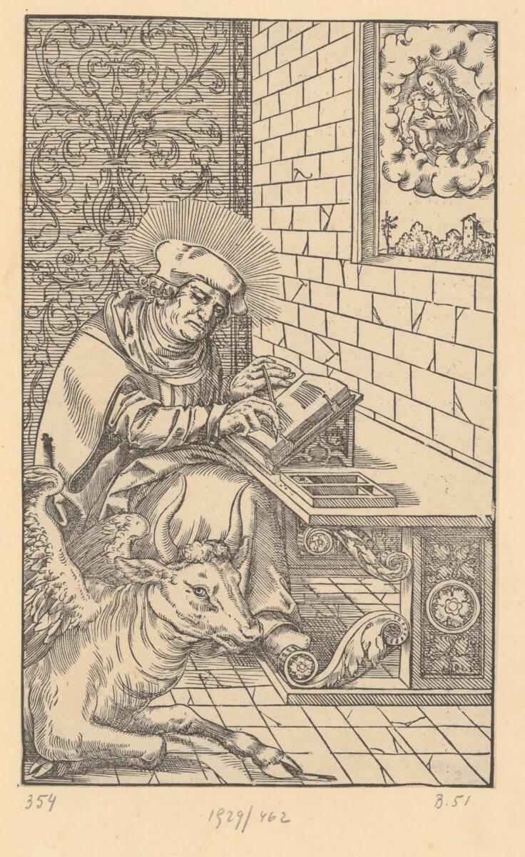 Lucas Cranach d. J., Der Evangelist Lukas, Inv. Nr.: DG1929/462
