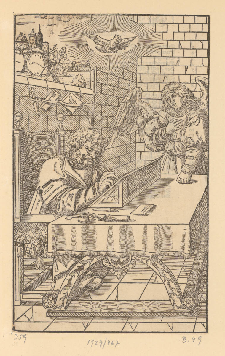 Der Evangelist Matthäus, Lucas Cranach d. J.