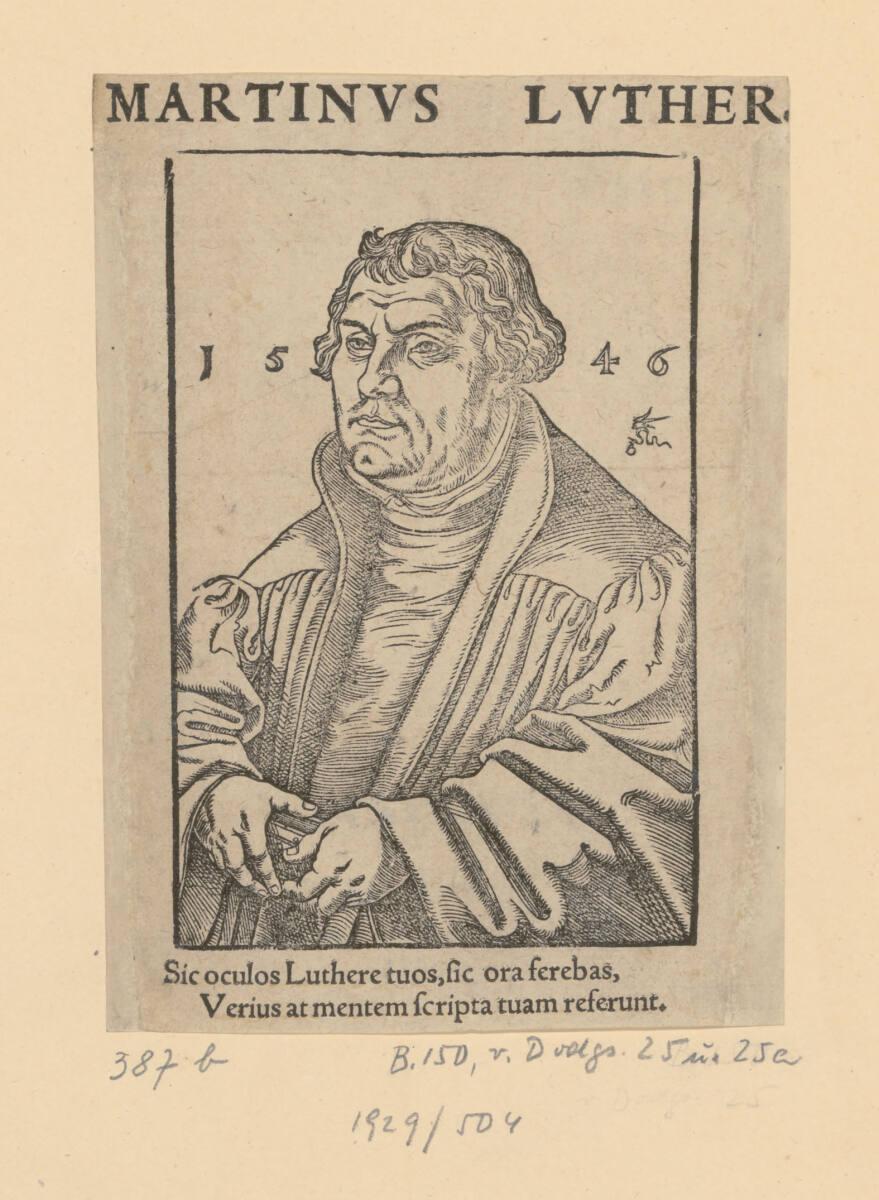 Lucas Cranach d. J., Martin Luther, Inv. Nr.: DG1929/504