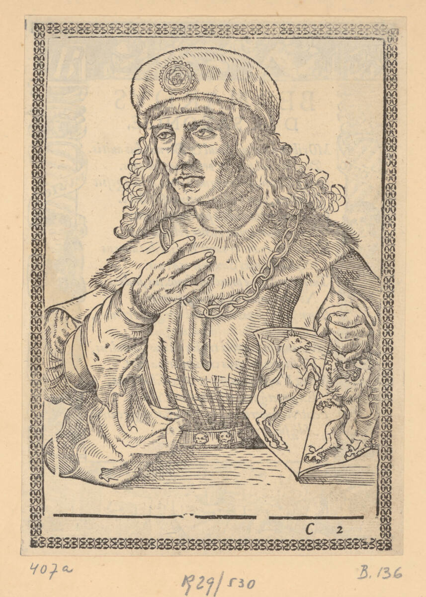 Bildnis von Bernhard I., Herzog von Sachsen, GabrielSchnellbolz, 1563