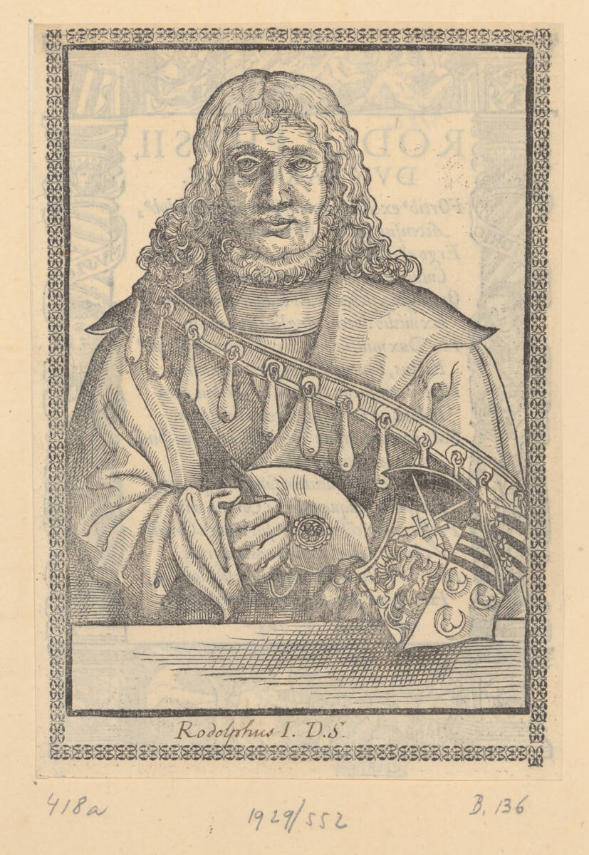 Bildnis von Rudolf I., Herzog und Kurfürst von Sachsen, GabrielSchnellbolz, 1563