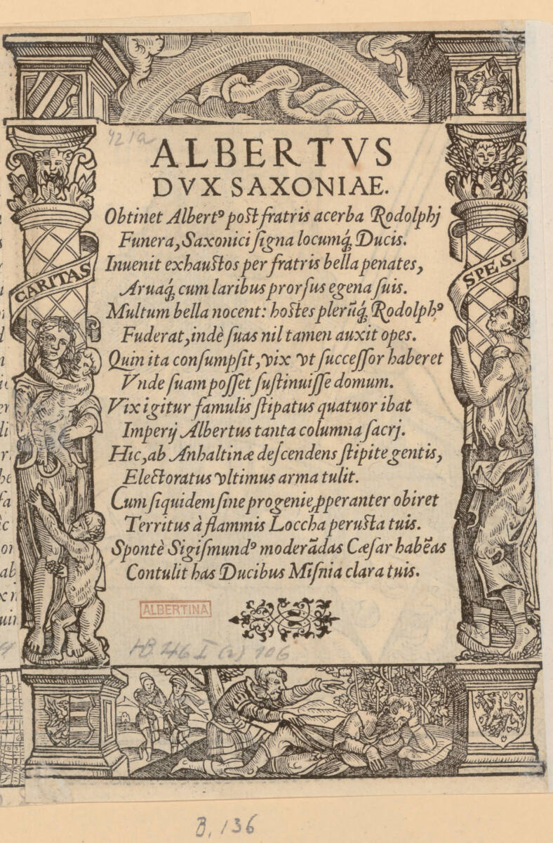 Bildnis von Rudolf III., GabrielSchnellbolz, 1563